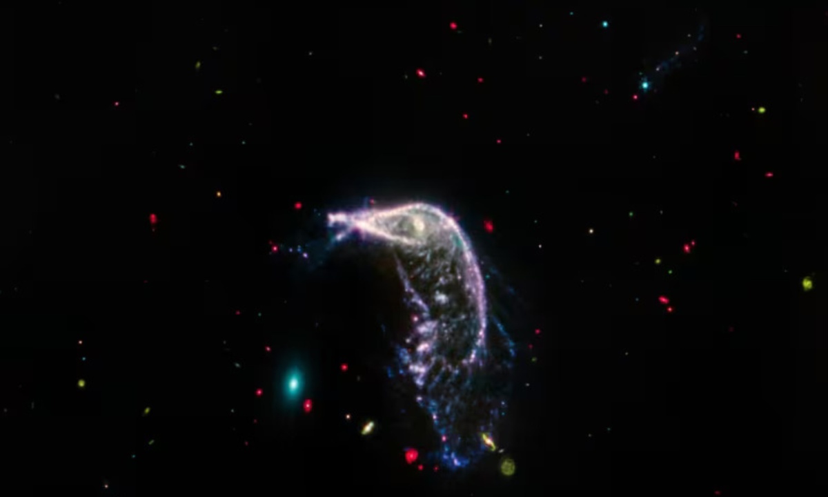 James Webb Telescope Reveals Detailed Images of Penguin and Egg Galaxies