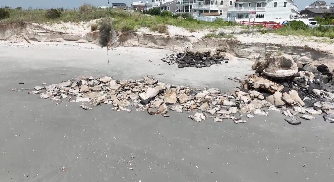 Beach Erosion in Brigantine Raises Safety Concerns Ahead of Hurricane Season