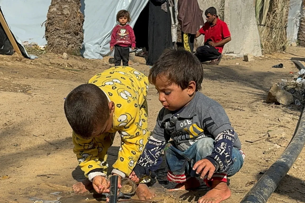 Children Wading Through Sewage Pools as Gaza Faces Severe Water System Damage from Israeli Attacks