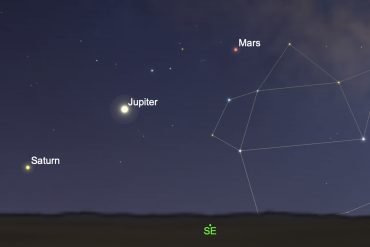 Mars and Jupiter Align Closely in Night Sky for First Time Since 2018