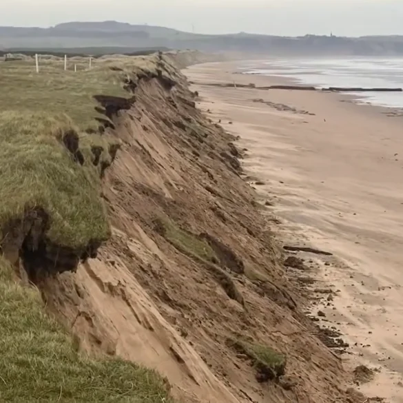 Montrose Faces Severe Erosion from Climate Change, Threatening Infrastructure and Historic Golf Course