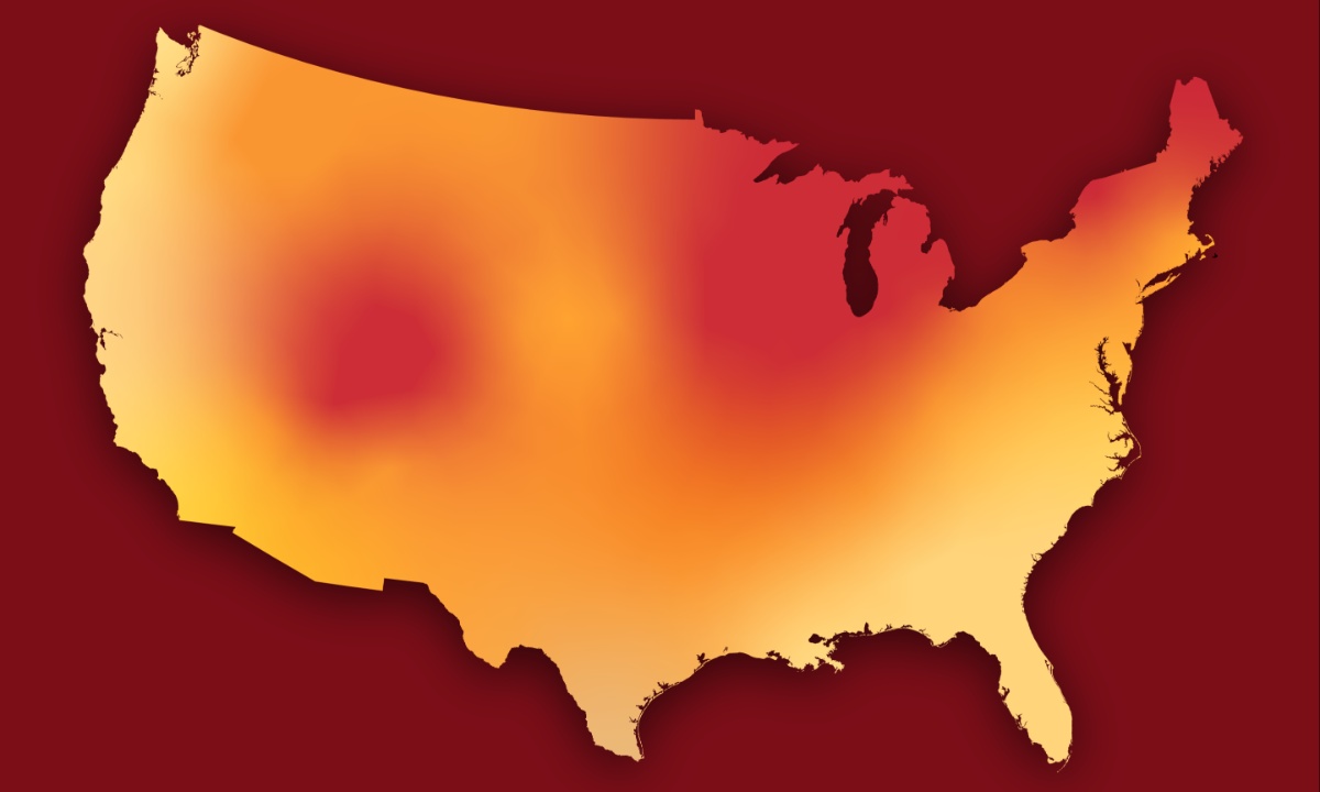 Uneven Heat Increases Expected Across the U.S. as Gulf Coast and Northern Regions Face Drastic Warming by 2040