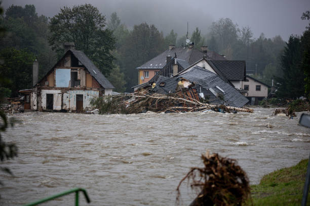 Severe flooding has ravaged central Europe following heavy weekend rainfall