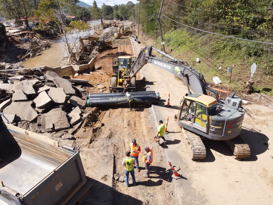 Asheville’s Water System Repairs Enter Second Week as City Battles Shortages After Hurricane Helene