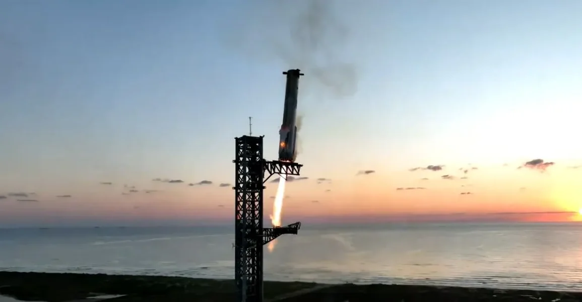 SpaceX Super Heavy Booster Landing Marks Progress Amid Sonic Boom Concerns for Communities and Wildlife