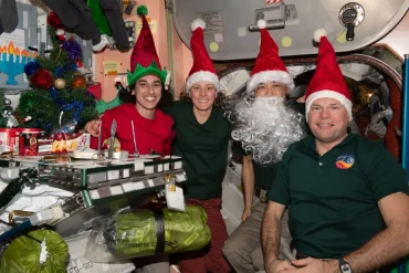 Stranded Astronauts Celebrate Christmas on ISS with Festive Cheer Amid Extended Space Mission