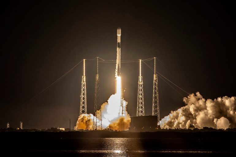 SpaceX Falcon 9 Launches Starlink Satellites from Cape Canaveral with Successful Booster Landing