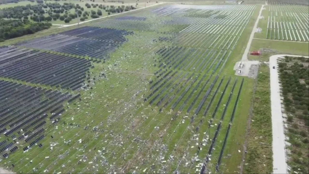 Hurricane Milton Tornadoes Leave Florida Solar Power Plant and Communities in Ruins