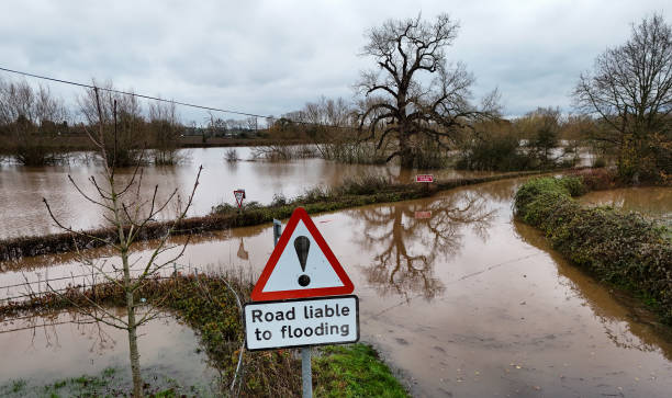 The flooding is compounded by Storm Conall